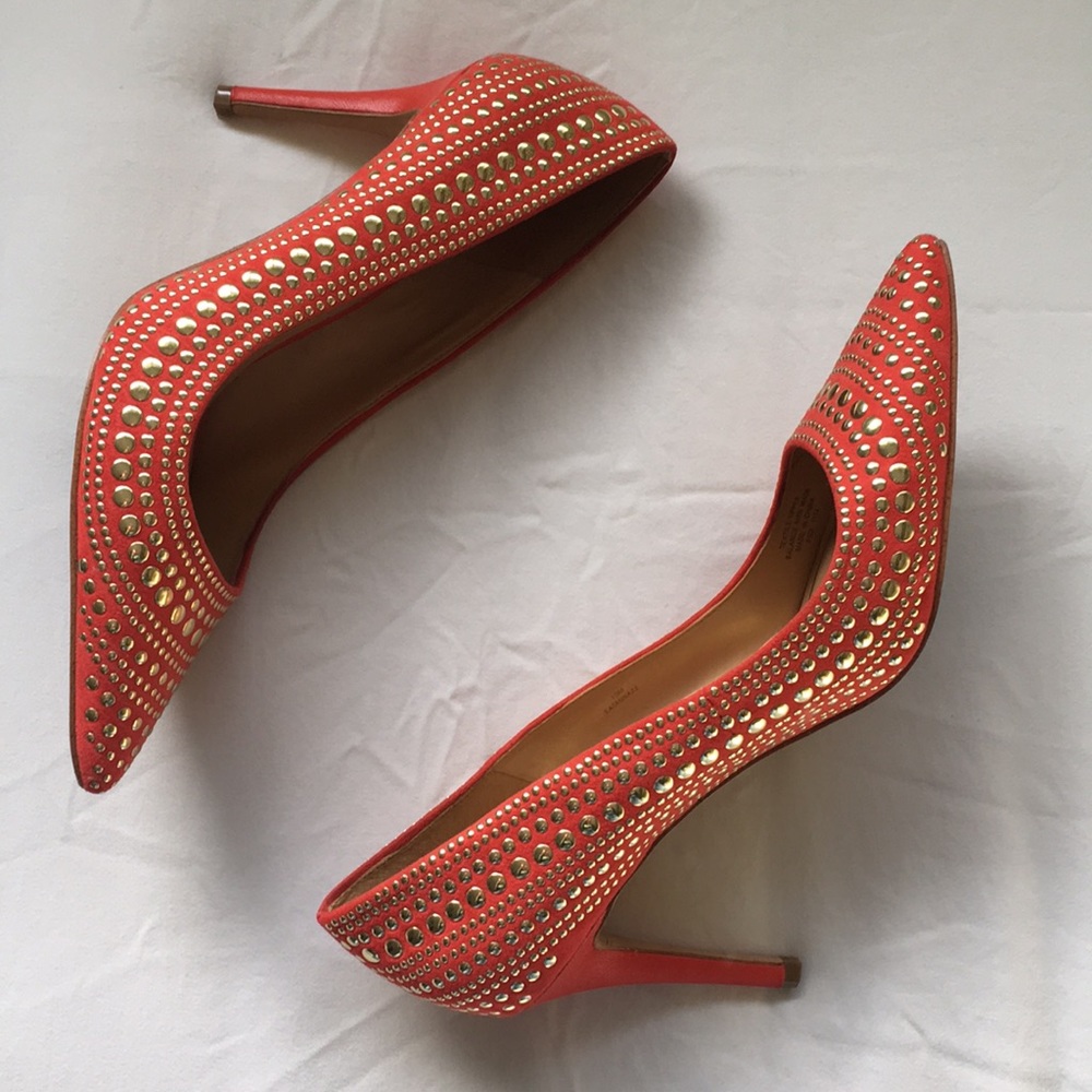 Enzo Angiolini studded heels